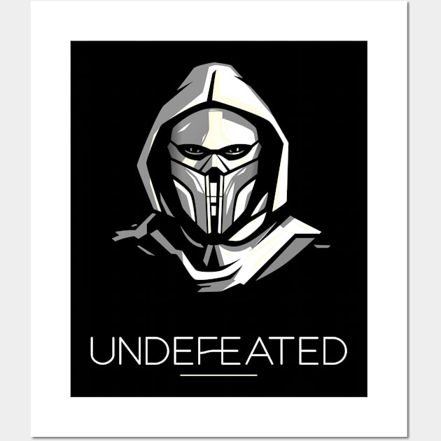 Pro Gamer Undefeated Design Wall Art by New East 